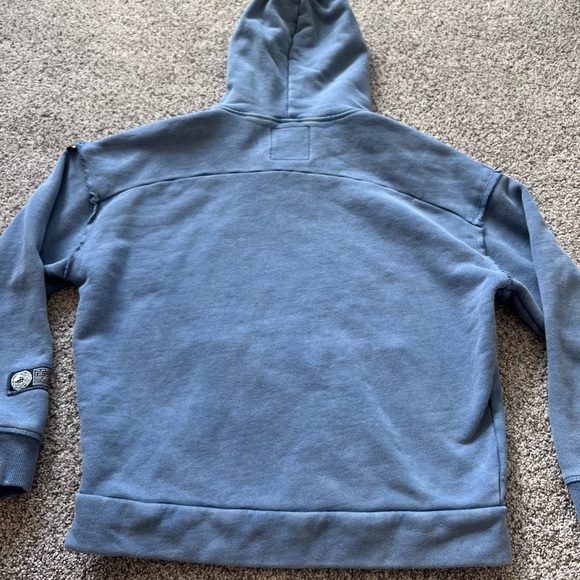 Alphalete Very Terry Hoodie Blue 100% Premium French Terry Cotton Women’s Size M - Picture 7 of 7